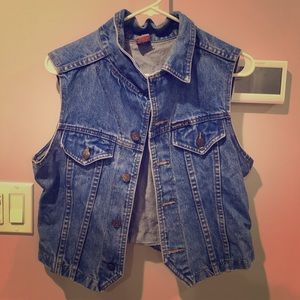 Vintage jean vest